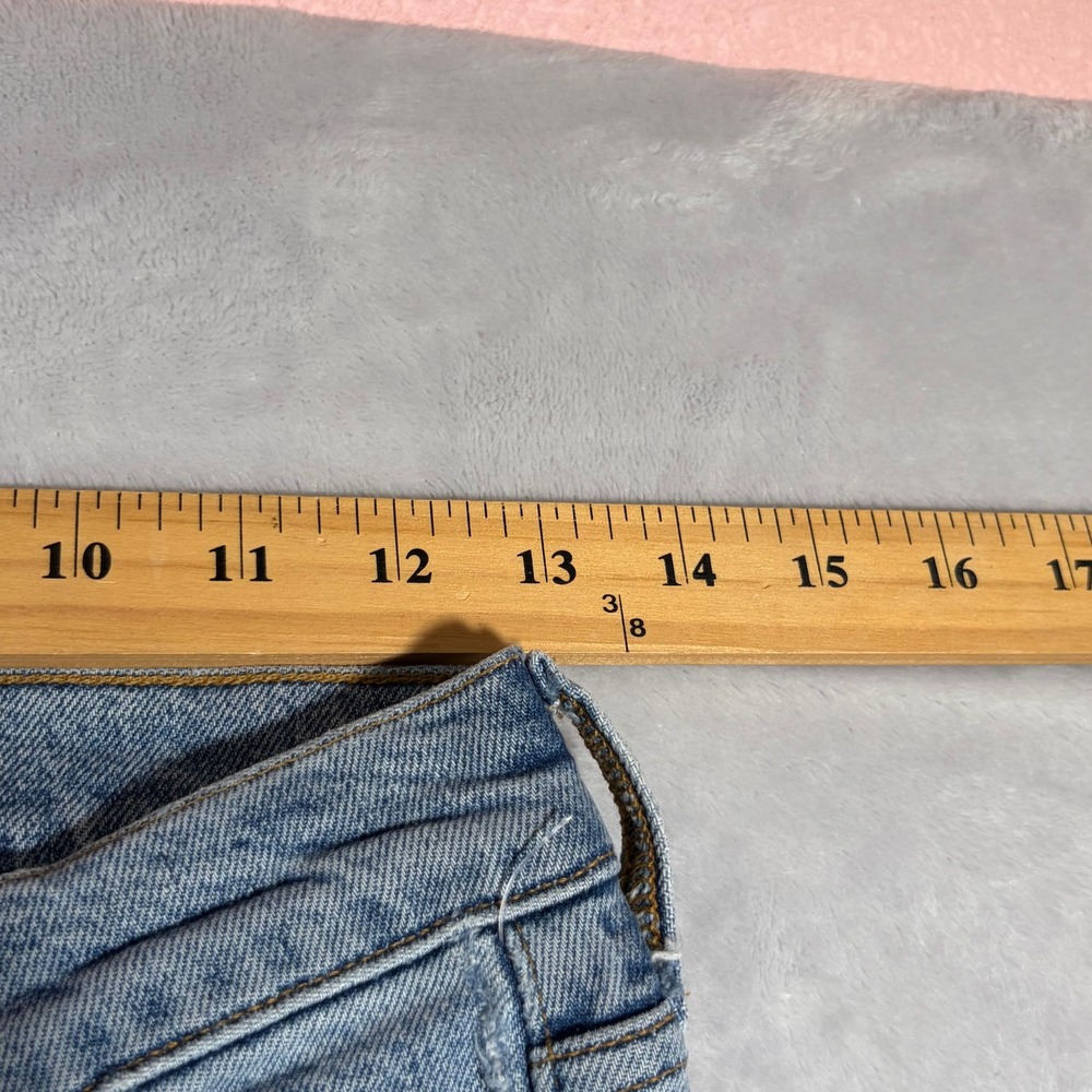 AGOLDE Los Angeles Wilder Jeans Womens 25 High Rise Straight Leg Light Wash - Picture 9 of 13